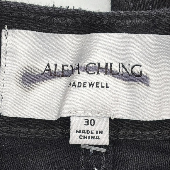 Alexa Chung for Madewell High-Rise Straight Jean Outridge Wash size 30 NWT NT139 - Picture 9 of 14